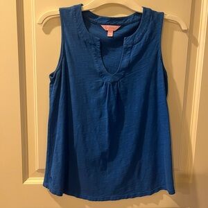 Lilly Pulitzer Royal Blue Sleeveless Women's Top Size S